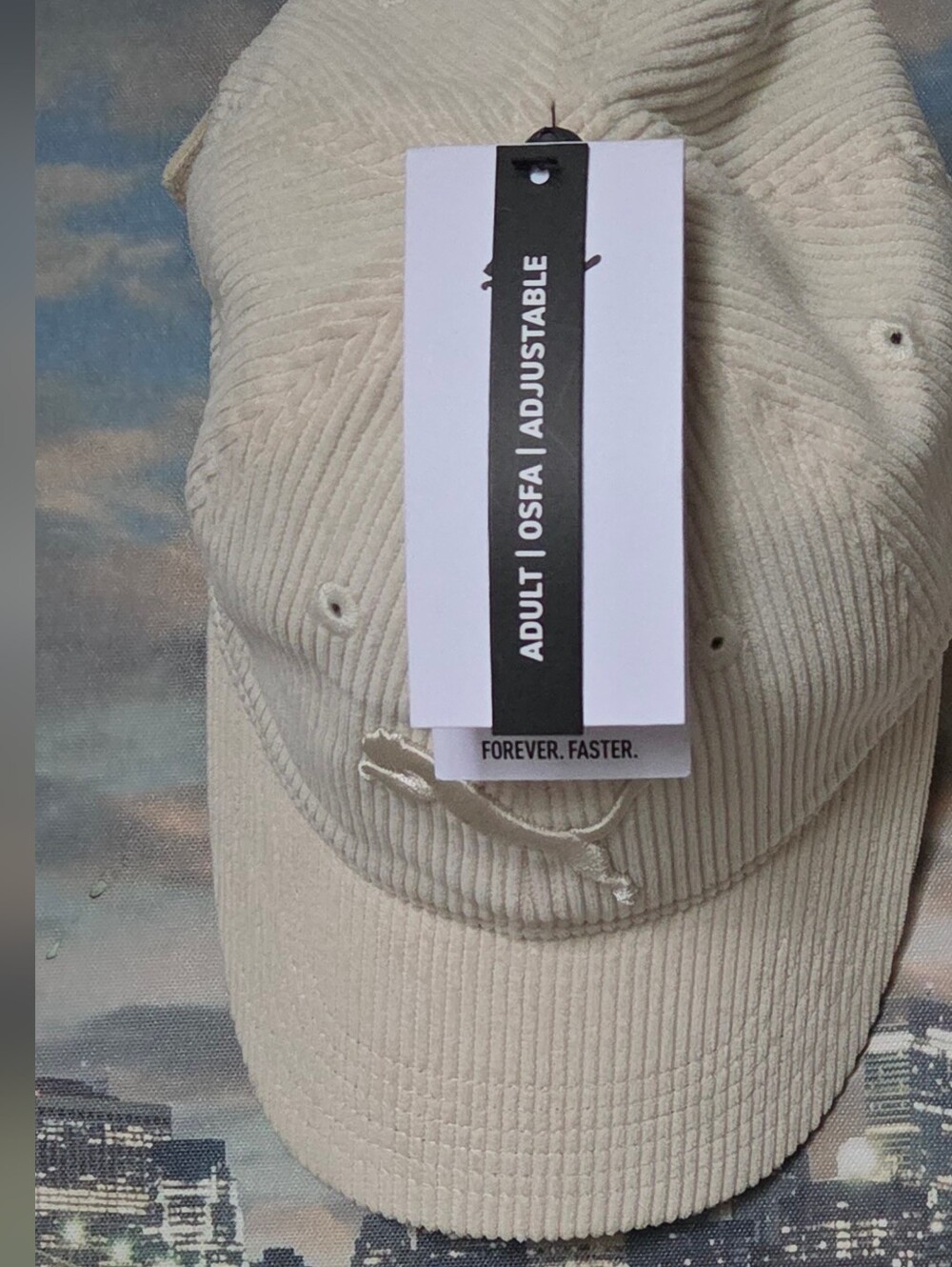 Puma Corduroy Adjustable Cap NWT